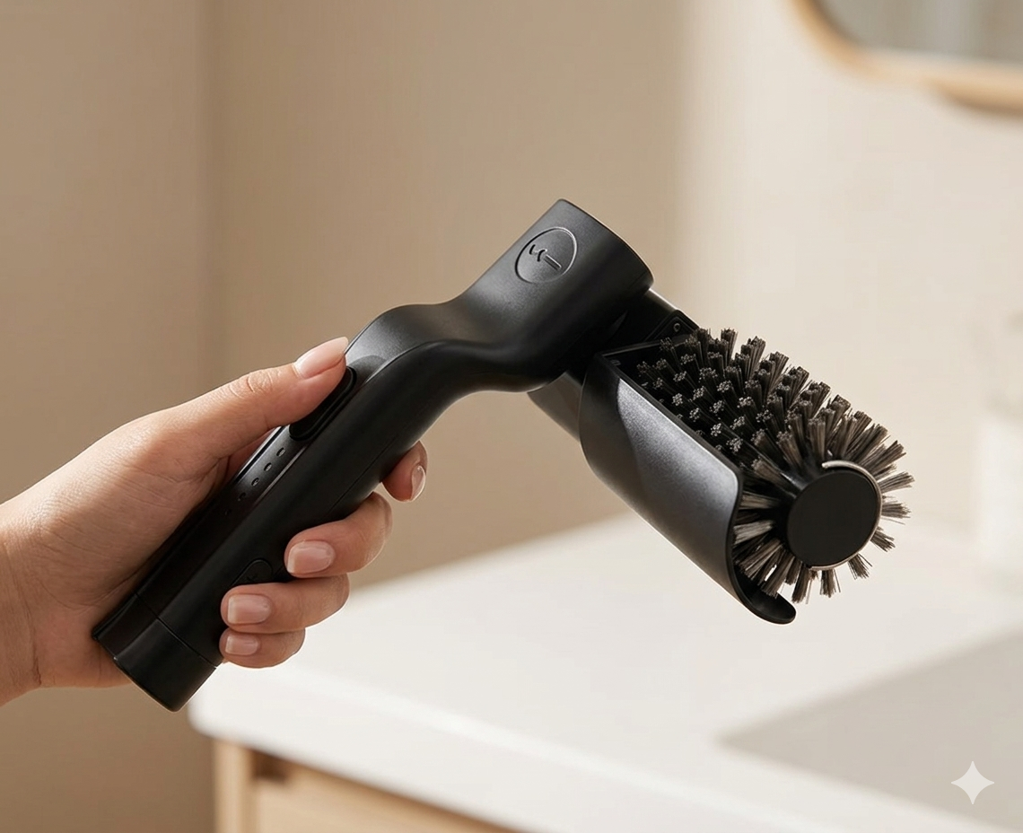 Handheld Electric BBQ Grill Cleaning Brush